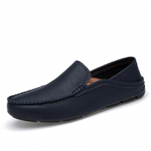 Casual Mode Zomer Lederen Loafers Instappers Heren