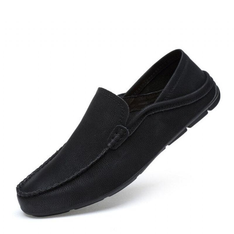 Casual Mode Zomer Lederen Loafers Instappers Heren