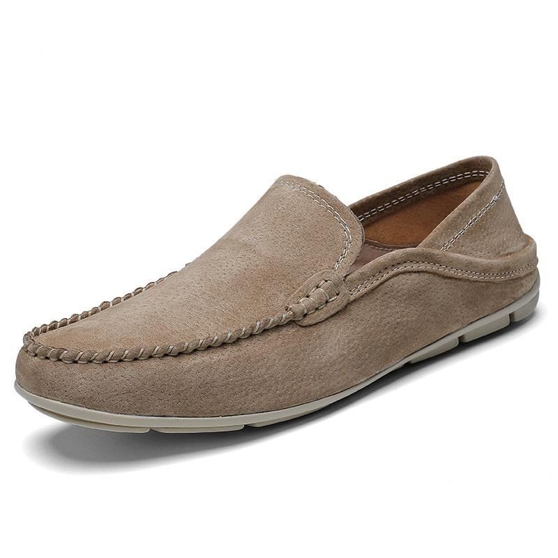 Casual Zomerse Suède Loafers Instappers Heren