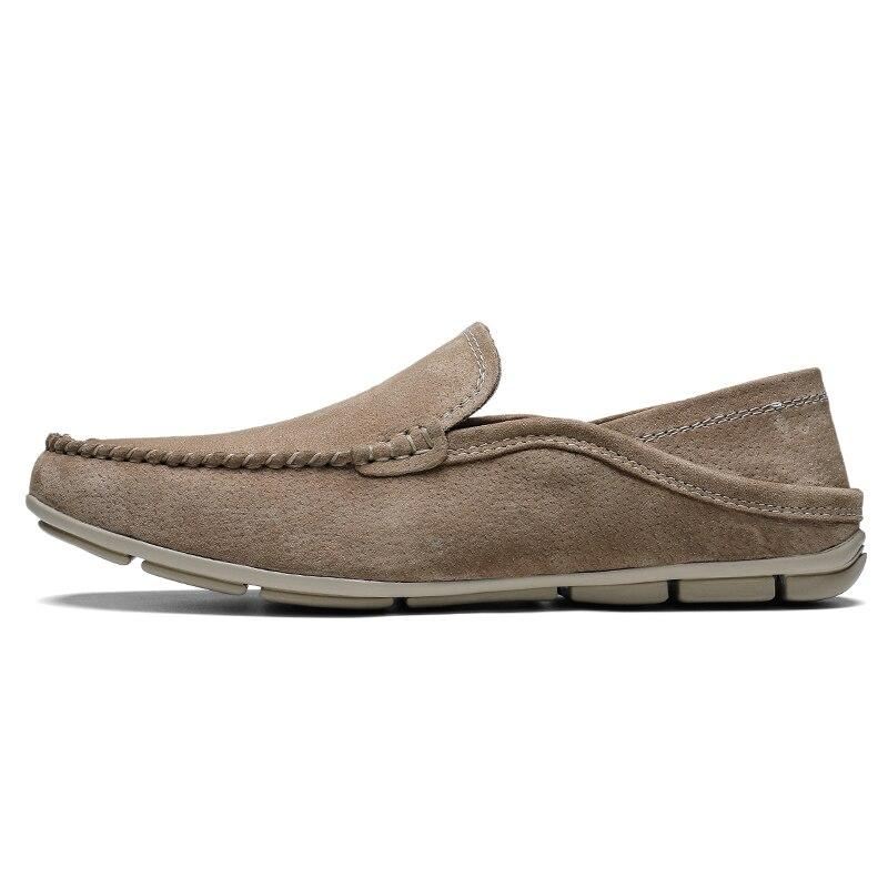 Casual Zomerse Suède Loafers Instappers Heren