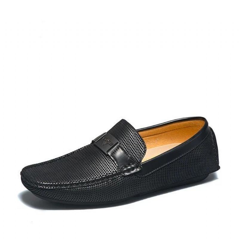 Heren Elegante Mocassins Met Gesp