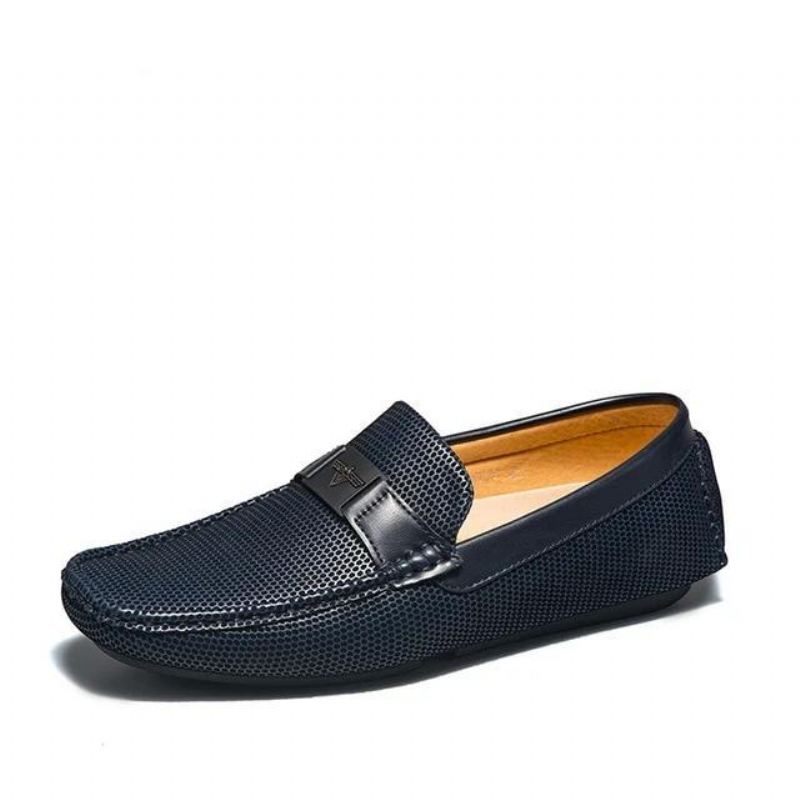 Heren Elegante Mocassins Met Gesp