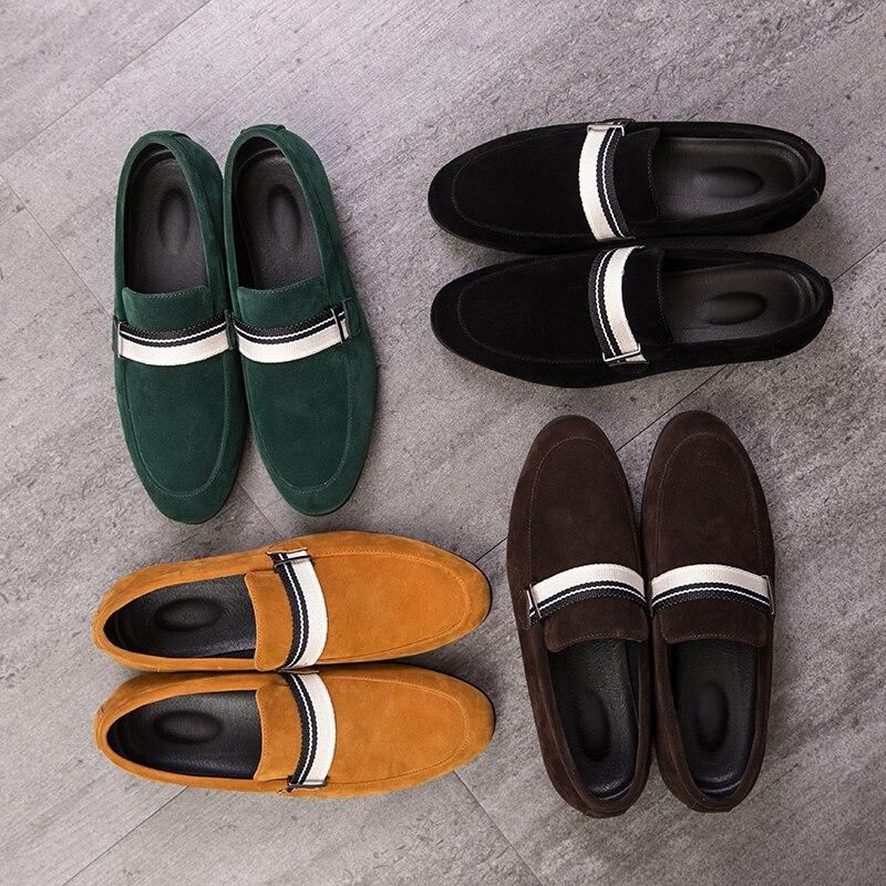 Heren Instappers Herfst Ademende Platte Loafers