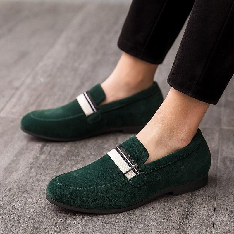 Heren Instappers Herfst Ademende Platte Loafers