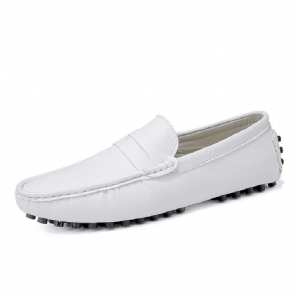 Heren Instappers Loafers Van Echt Leer Met Spikes