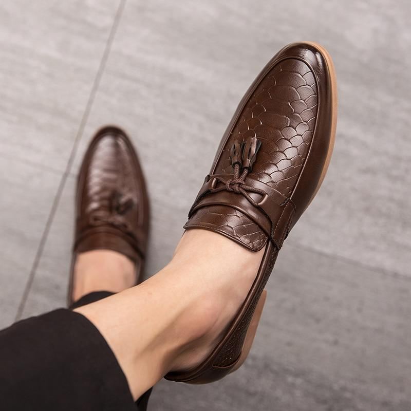 Heren Instappers Luxe Handgemaakte Loafers