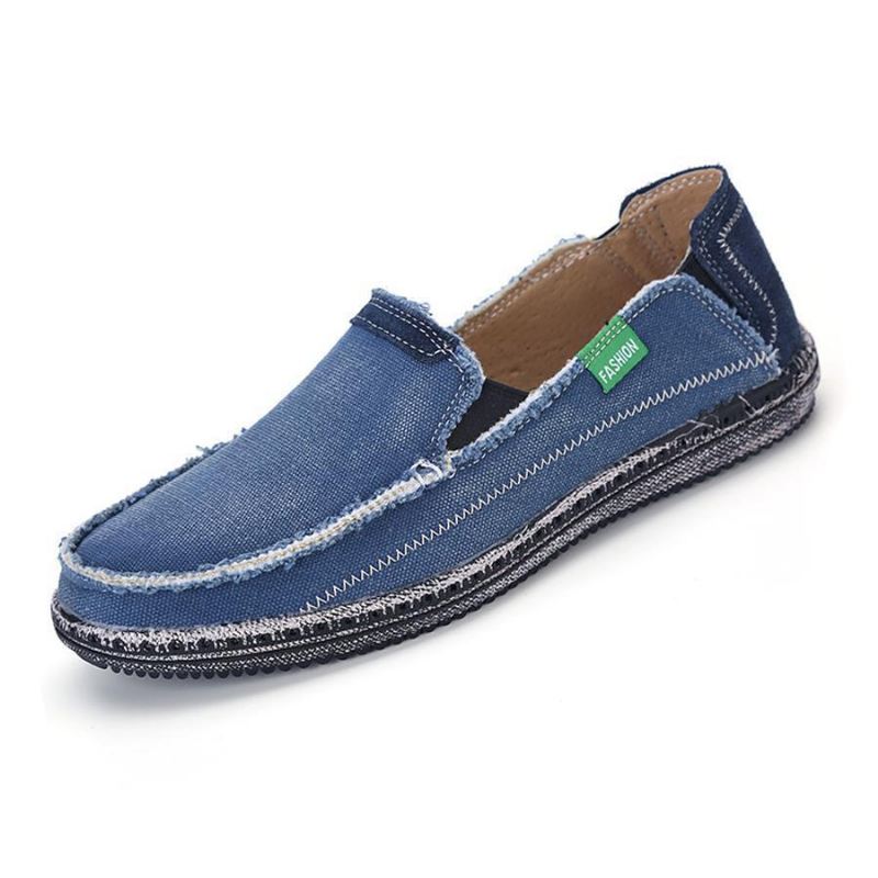 Heren Zomer Slip On Platte Loafers Instappers