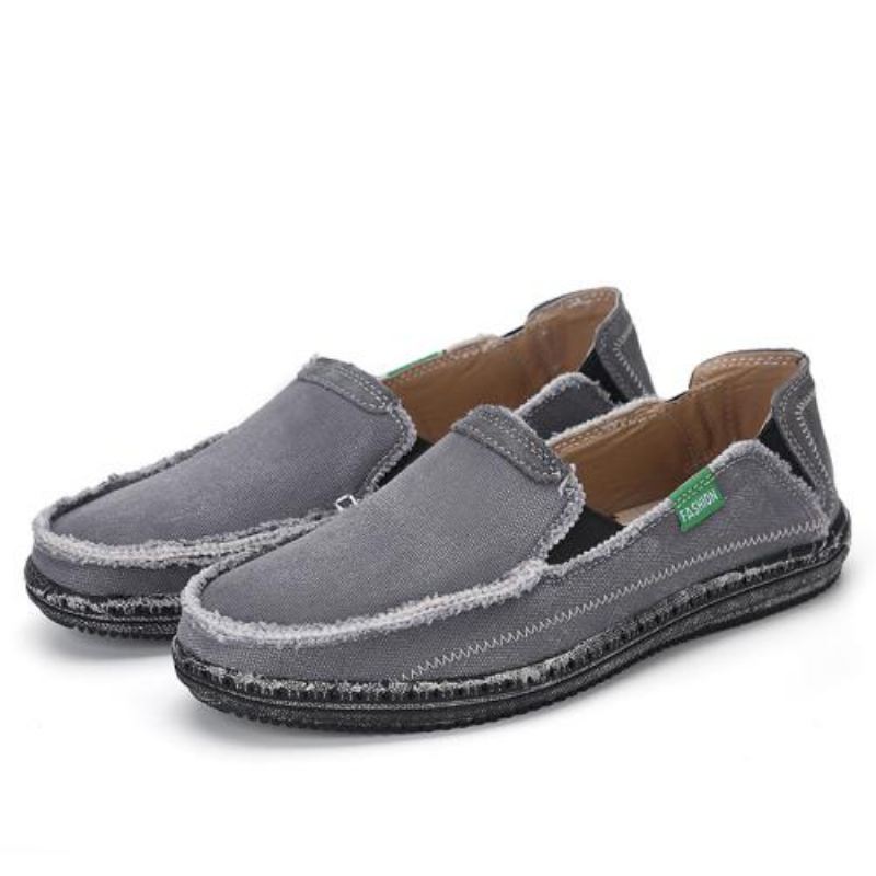 Heren Zomer Slip On Platte Loafers Instappers