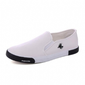 Leren Heren Platte Loafers Instappers