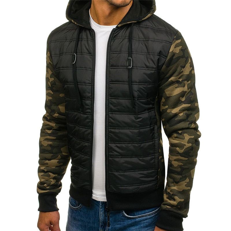 Camo Jack Met Capuchon En Armmouwen Jassen Heren