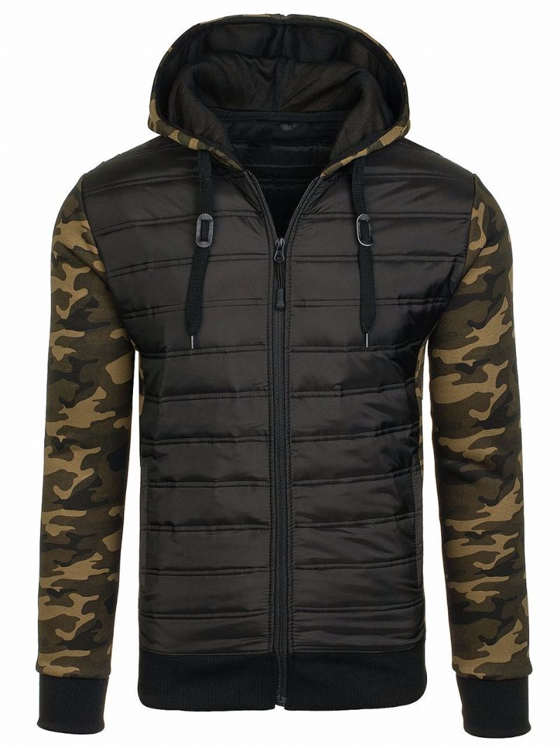 Camo Jack Met Capuchon En Armmouwen Jassen Heren