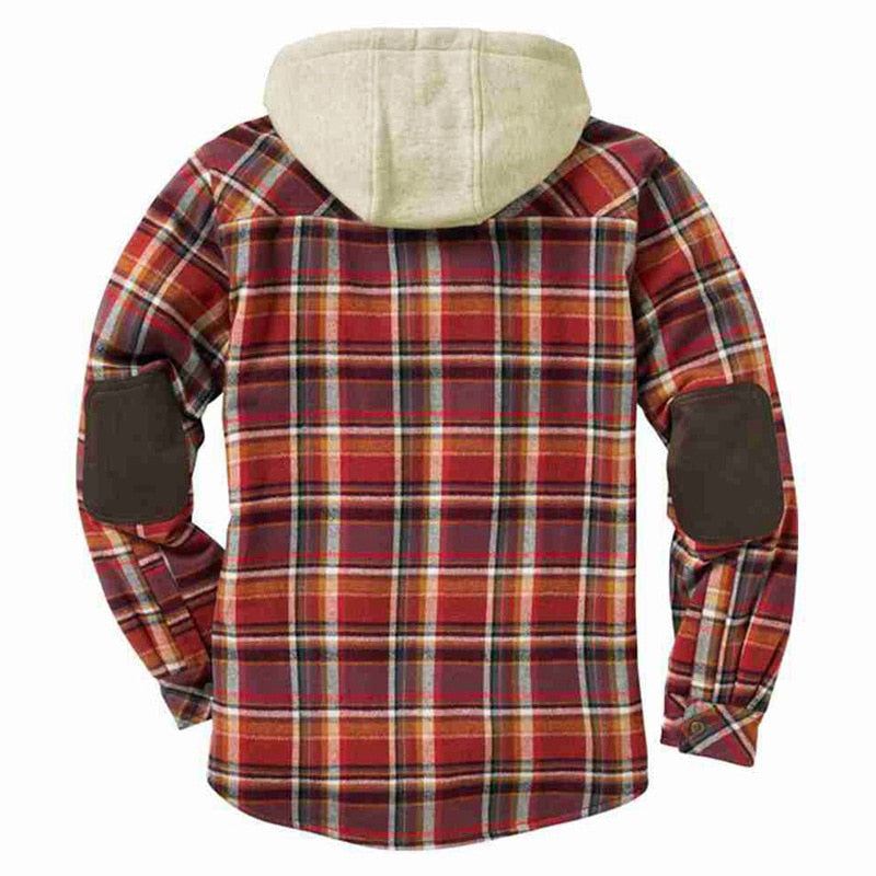 Fleece Warme Cowboyjas Met Elleboogpatch Jassen Heren