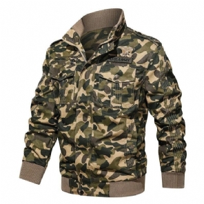 Heren Jassen Bomber Army Camo Tactisch Jack