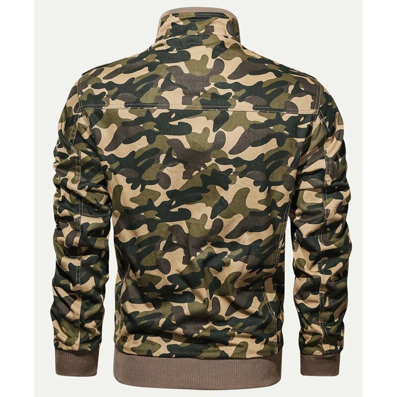 Heren Jassen Bomber Army Camo Tactisch Jack