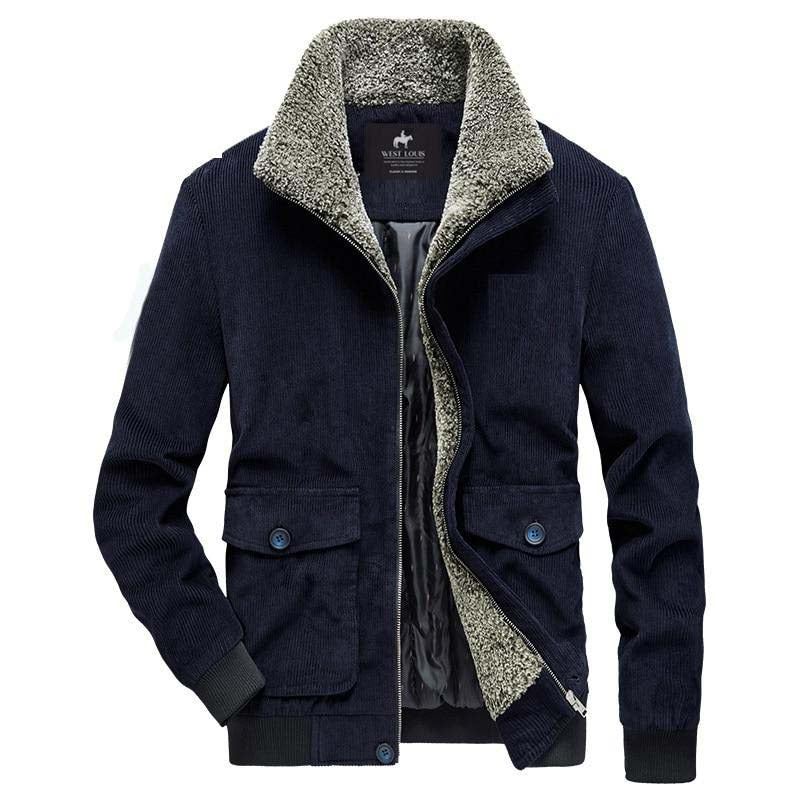 Heren Jassen Corduroy Fleece Uitloperjack