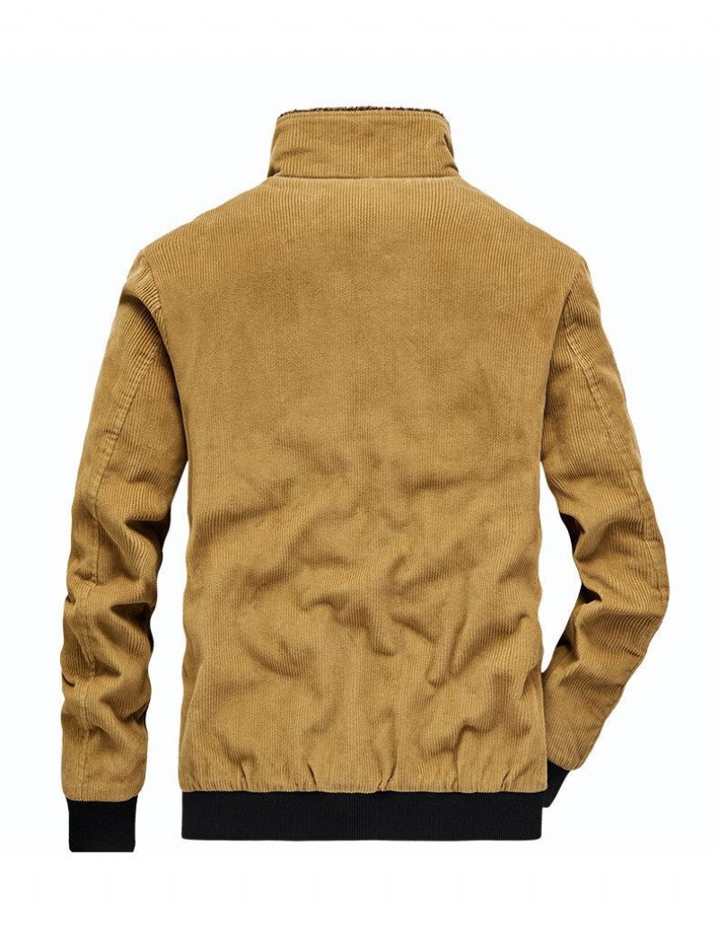 Heren Jassen Corduroy Fleece Uitloperjack