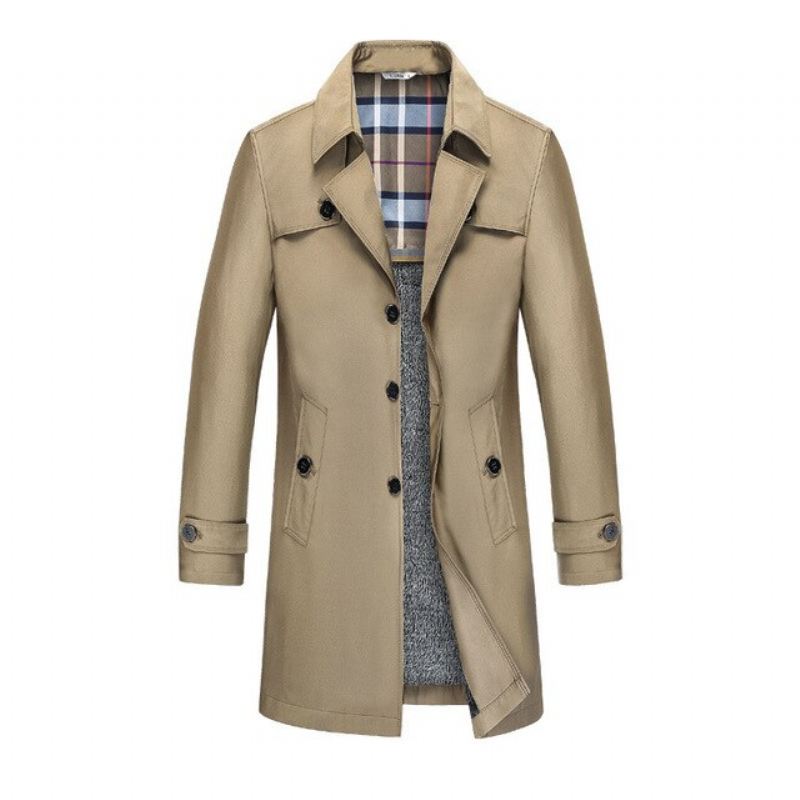 Heren Jassen Designer Zakelijke Trenchcoat