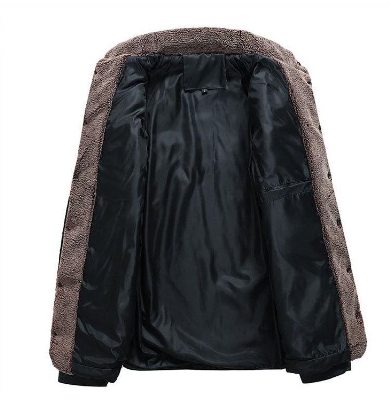 Heren Jassen Dikke Warme Parka's Van Winterfleece