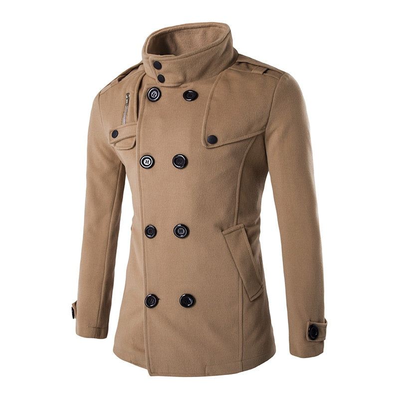 Heren Jassen Engeland Business Double-breasted Trenchcoat