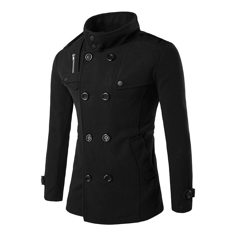 Heren Jassen Engeland Business Double-breasted Trenchcoat