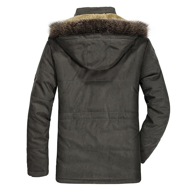 Heren Jassen Katoenen Winterparka Met Capuchon