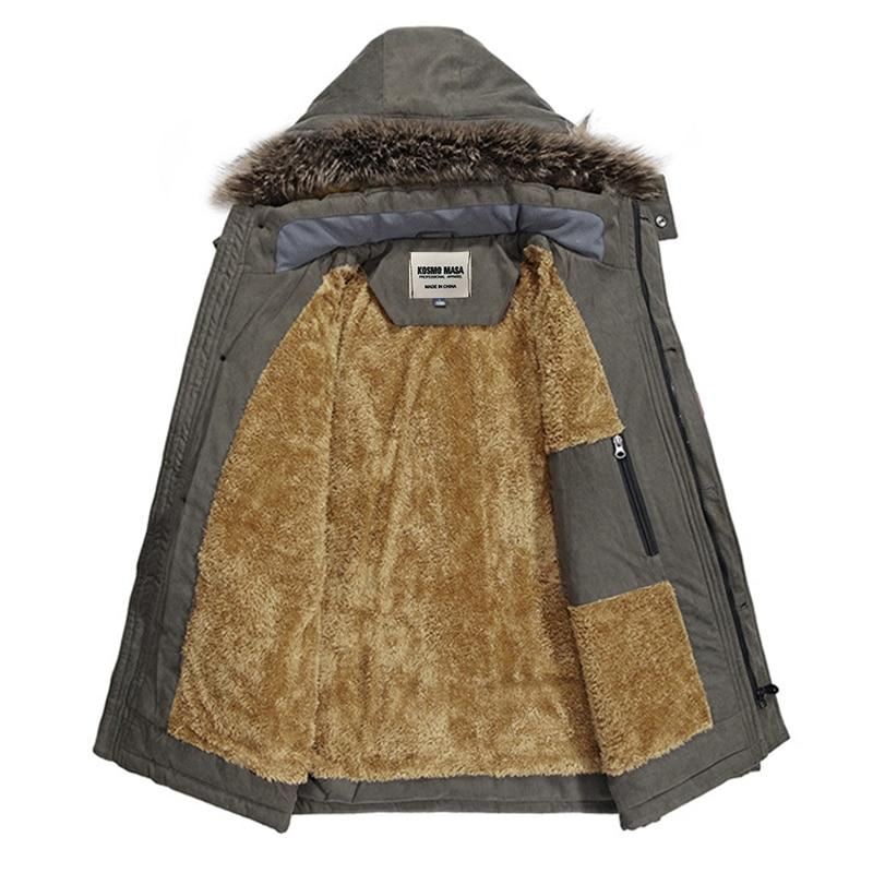 Heren Jassen Katoenen Winterparka Met Capuchon