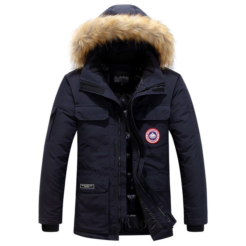 Heren Jassen Polar Winddichte Parka Met Capuchon En Capuchon