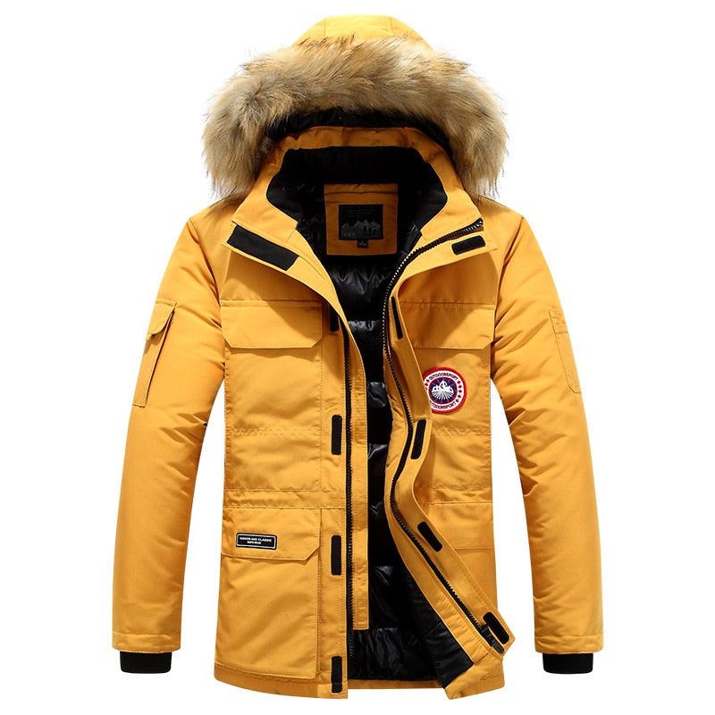 Heren Jassen Polar Winddichte Parka Met Capuchon En Capuchon