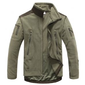 Heren Jassen Warm Polar Tactical Fleecejack