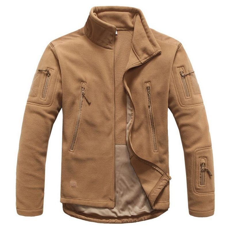 Heren Jassen Warm Polar Tactical Fleecejack