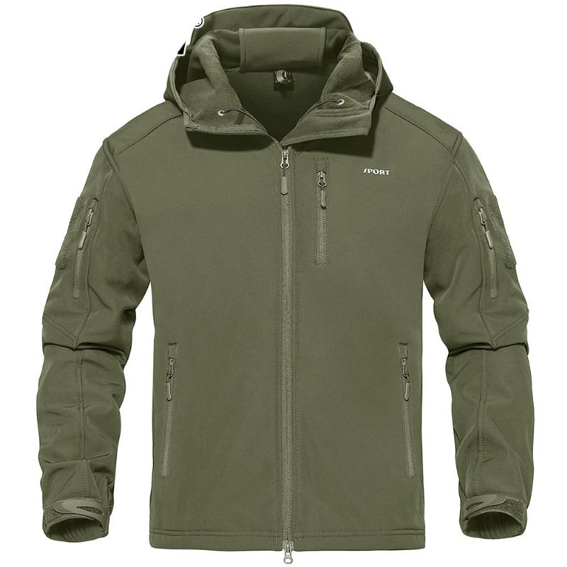 Heren Jassen Waterdichte Fleece Tactische Militaire Buitenjas