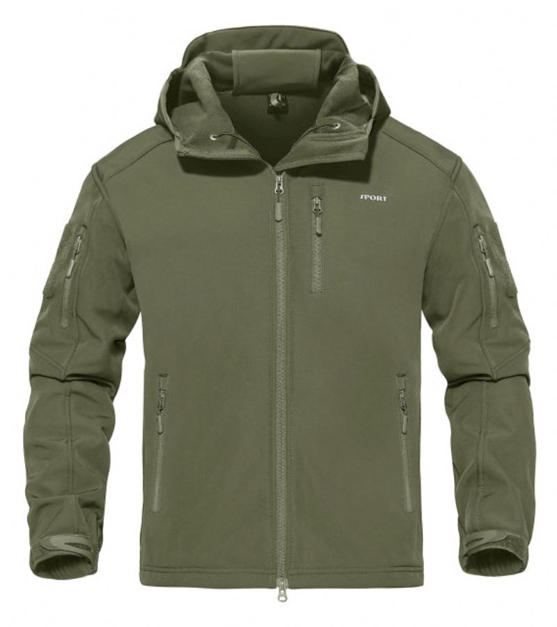 Heren Jassen Waterdichte Fleece Tactische Militaire Buitenjas