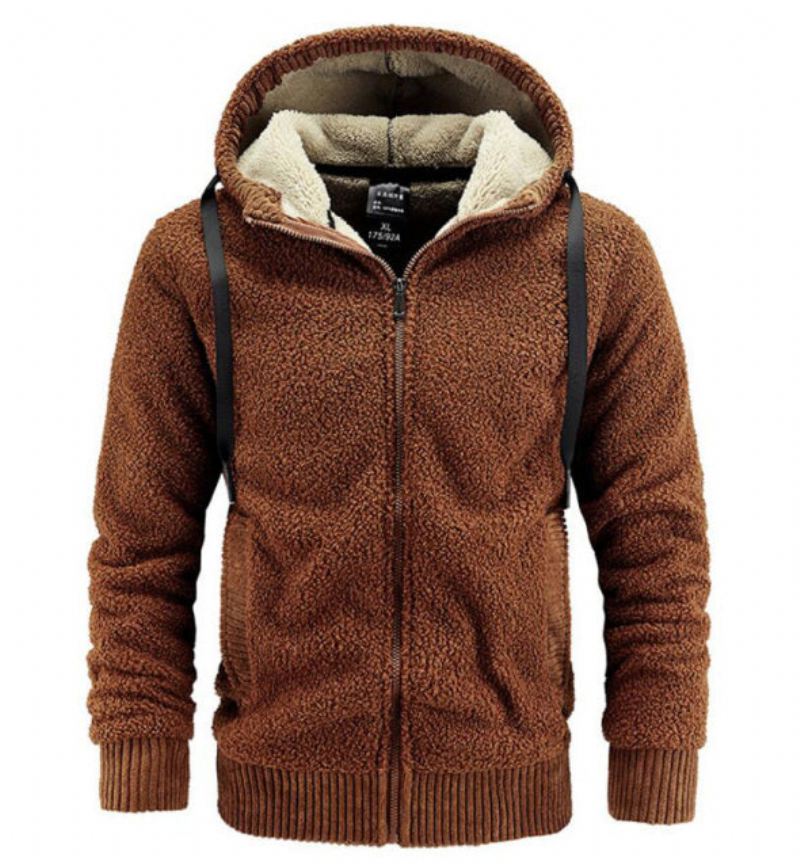 Heren Jassen Winter Warm Kasjmier Fleecejack