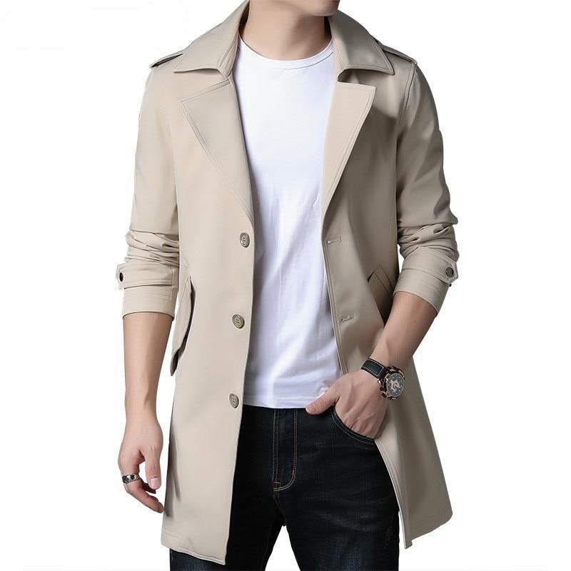 Heren Jassen Zakelijke Trenchcoat Met Windjack