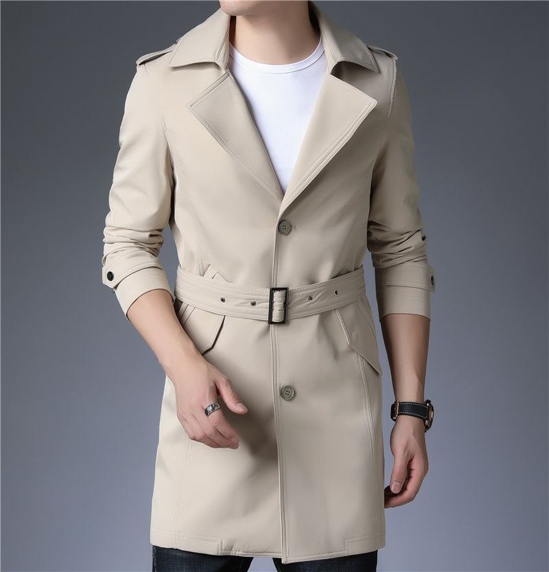 Heren Jassen Zakelijke Trenchcoat Met Windjack