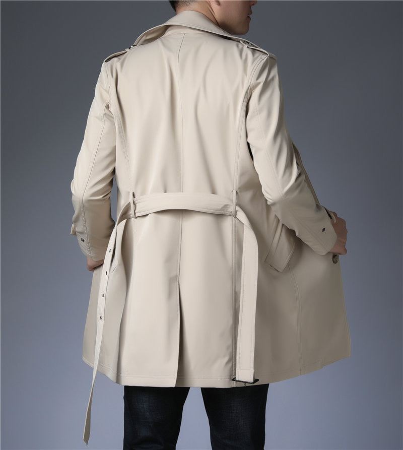 Heren Jassen Zakelijke Trenchcoat Met Windjack