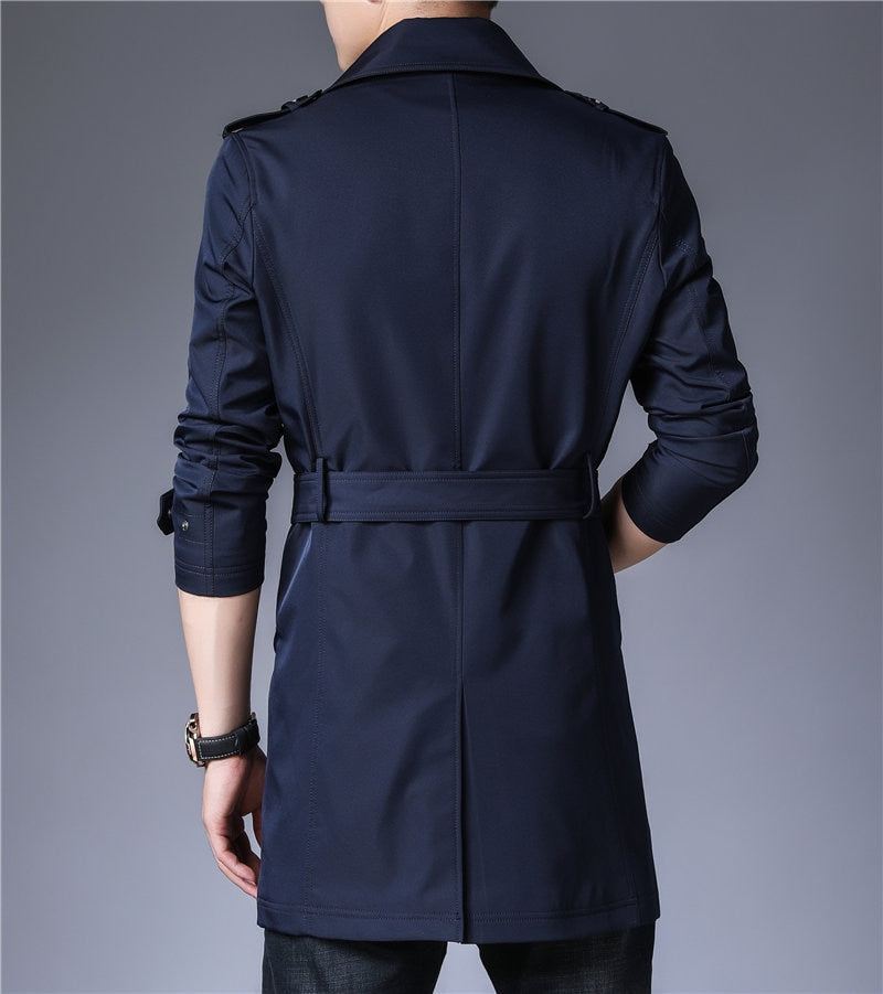 Heren Jassen Zakelijke Trenchcoat Met Windjack