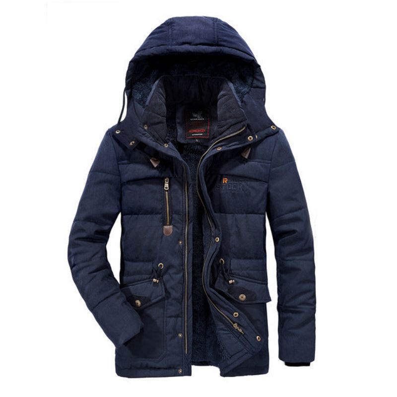 Jassen Windbreaker Heren Parka Met Meerdere Zakken