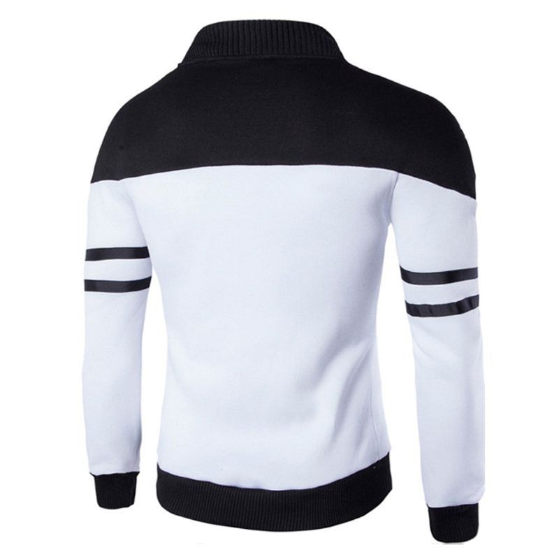 Sportkleding Patchwork Baseballjack Jassen Heren