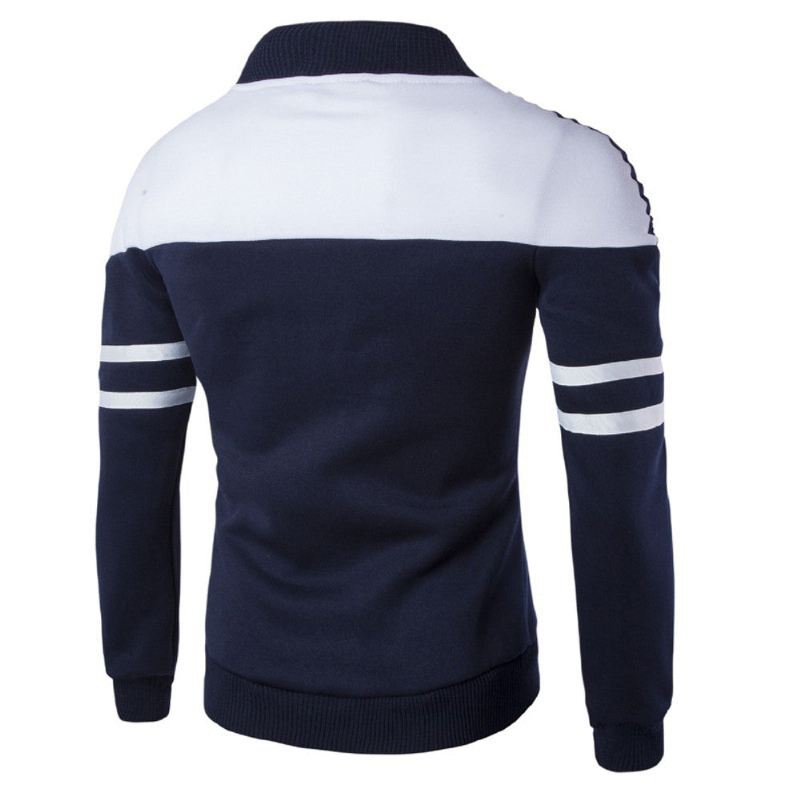 Sportkleding Patchwork Baseballjack Jassen Heren