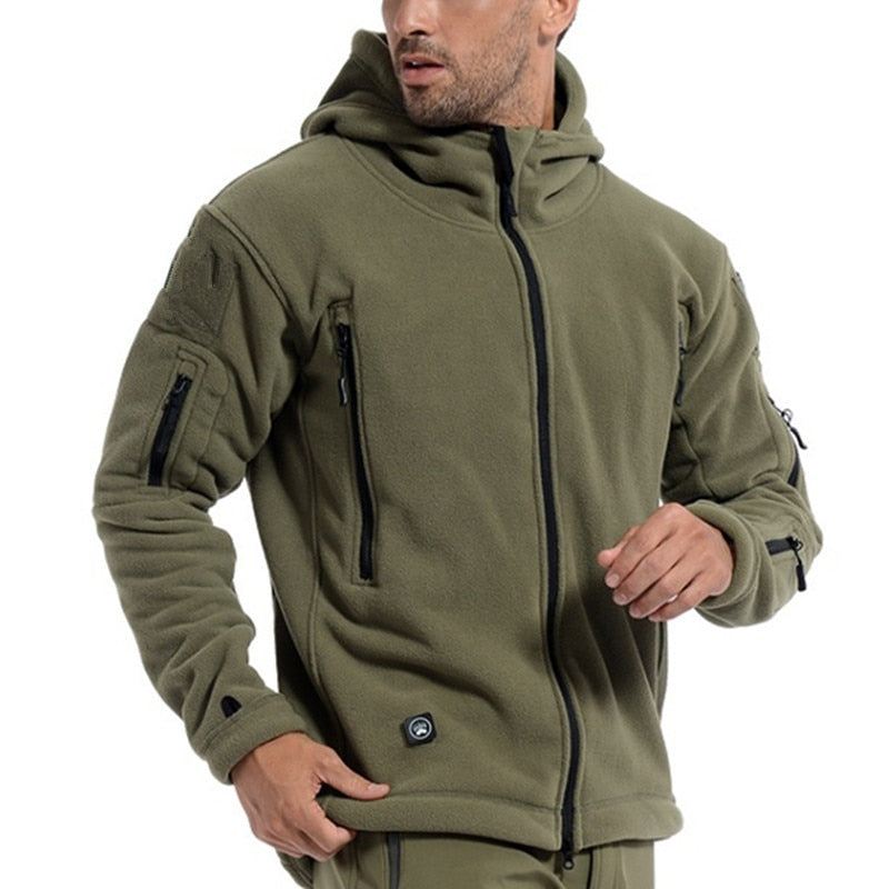 Thermische Fleece Tactische Outdoor Sport Camping Jas Jassen Heren