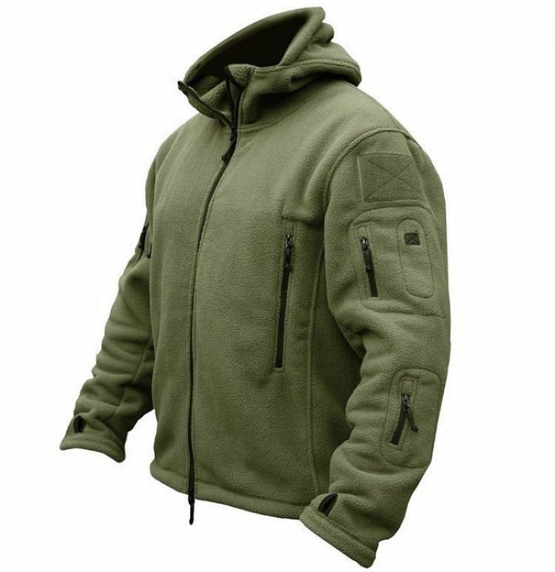 Thermische Fleece Tactische Outdoor Sport Camping Jas Jassen Heren