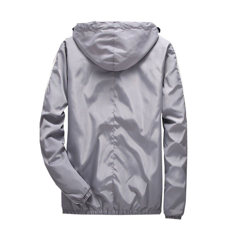 Windbreaker Gestreept Baseballjack Jassen Heren