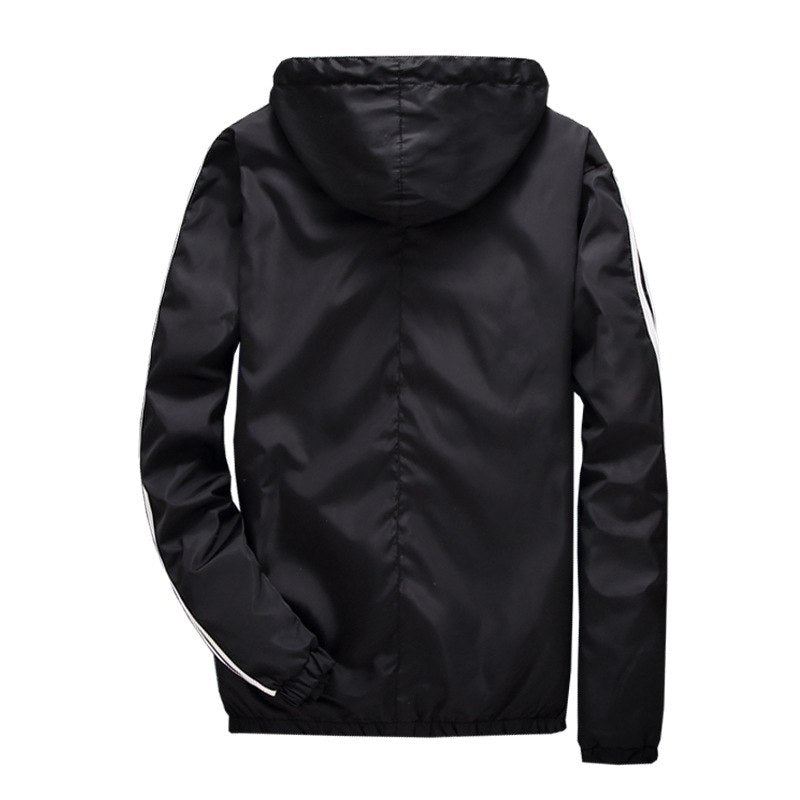 Windbreaker Gestreept Baseballjack Jassen Heren