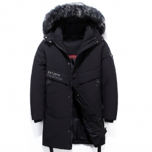 Winter Warme Zware Parka Van 80% Donsbont Jassen Heren