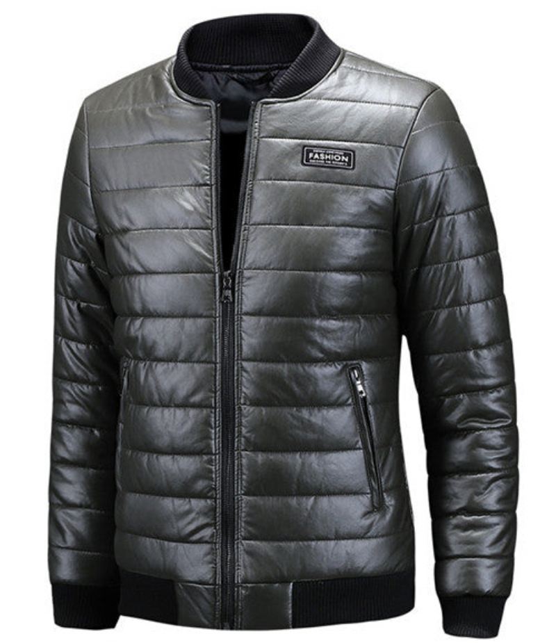 Leren Jasjes Heren Designer Winter Warm Leren Jas