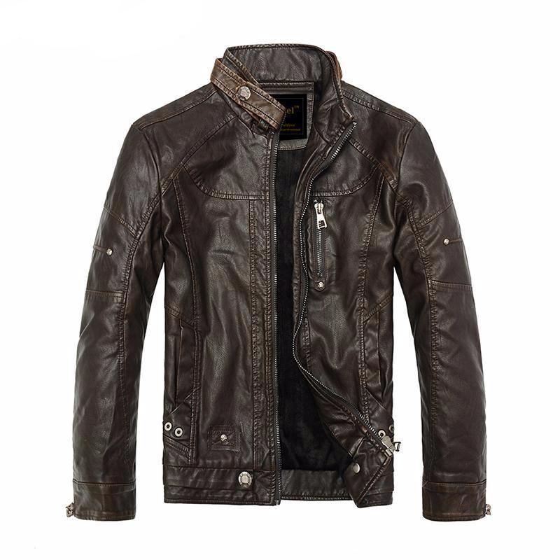 Leren Jasjes Heren Moto Vintage Jassen