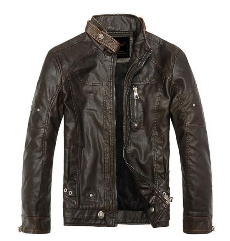 Leren Jasjes Heren Moto Vintage Jassen