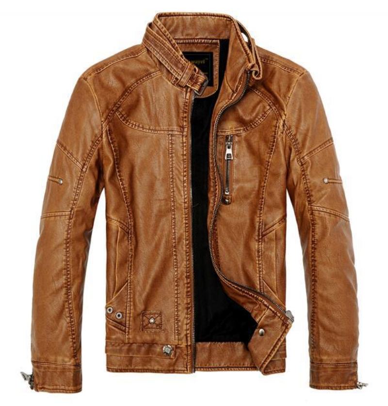 Leren Jasjes Heren Moto Vintage Jassen