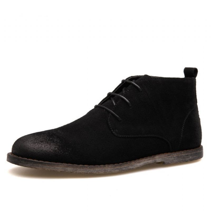 Leren Oxford Lace Up Formele Jurk Laarzen